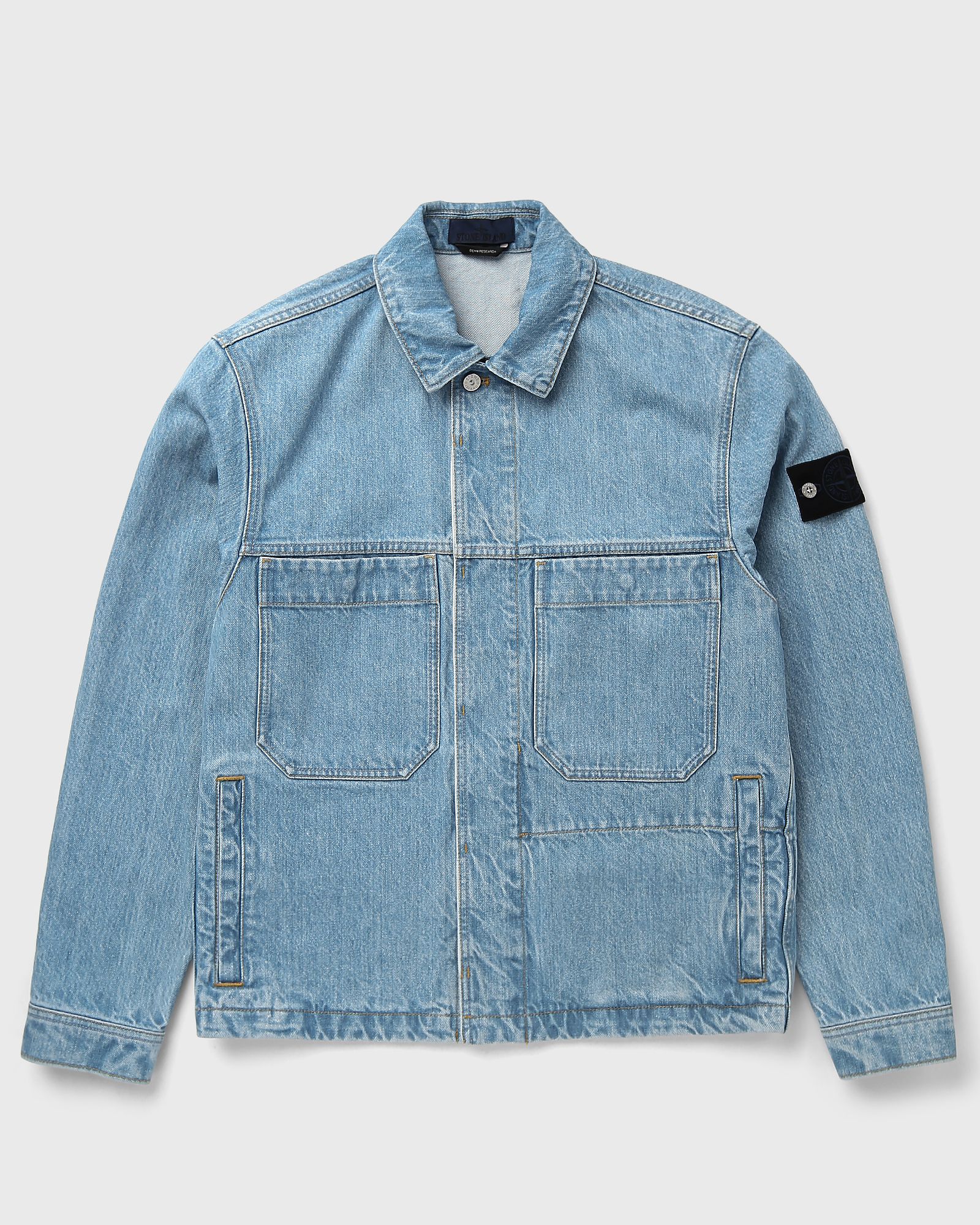Stone Island BIKER JACKET, blue