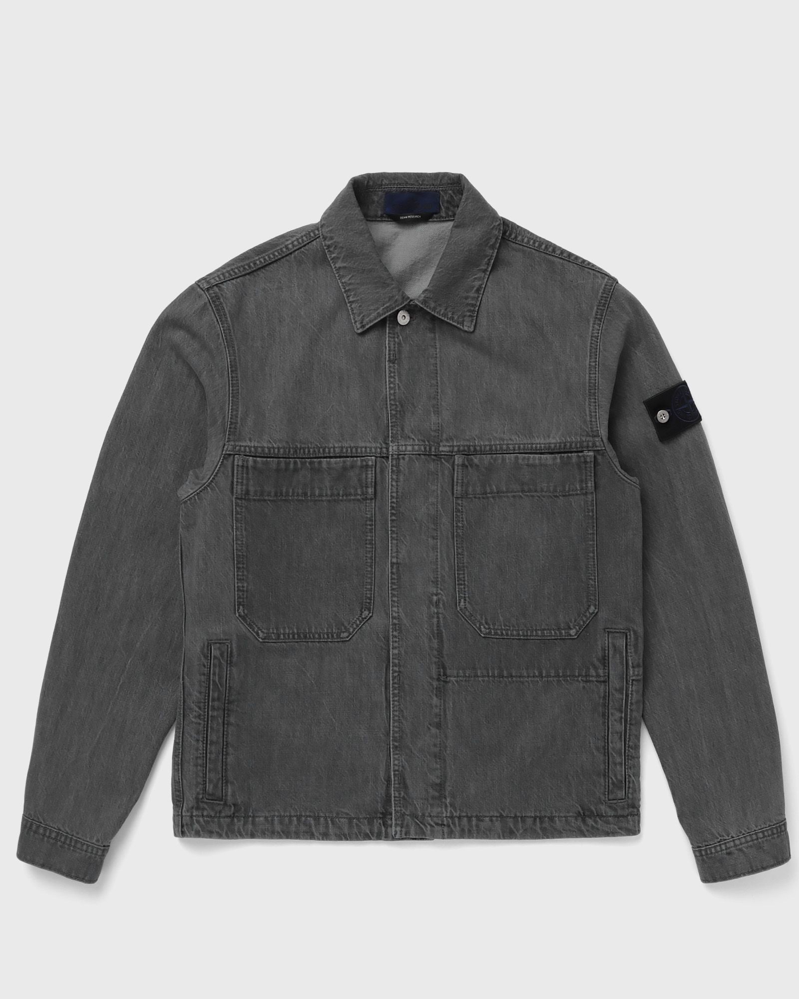 Stone Island BIKER JACKET, grey