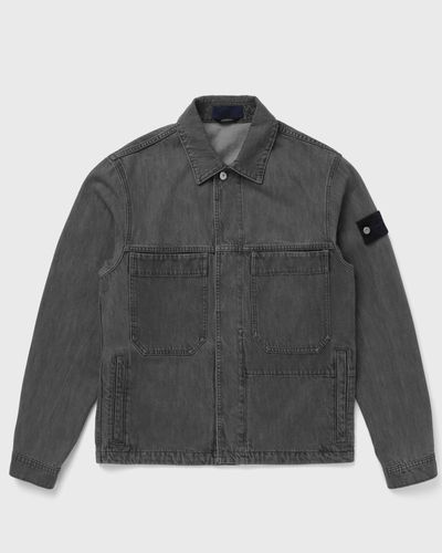 Stone Island BIKER JACKET, grey