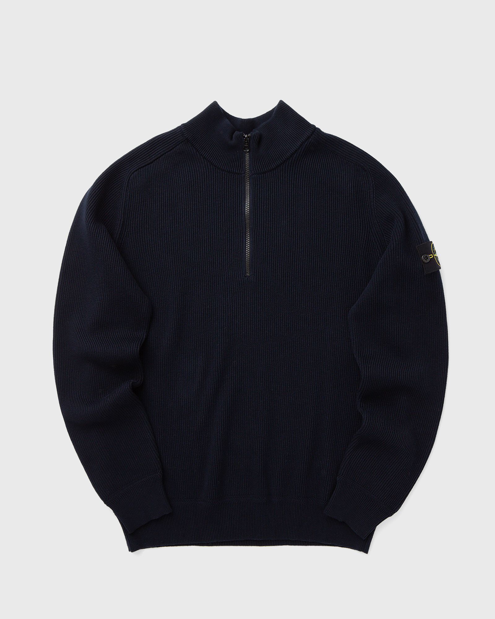 Stone Island HALF ZIP KNIT, blue