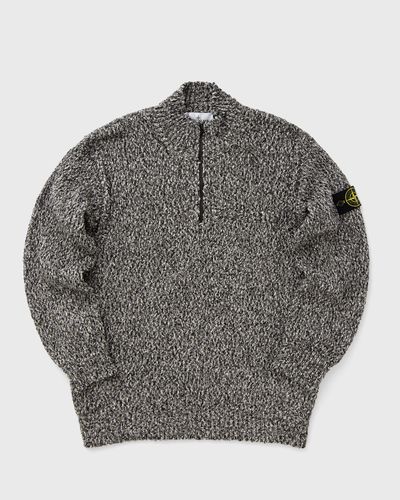 Stone Island KNIT HALF ZIP, black