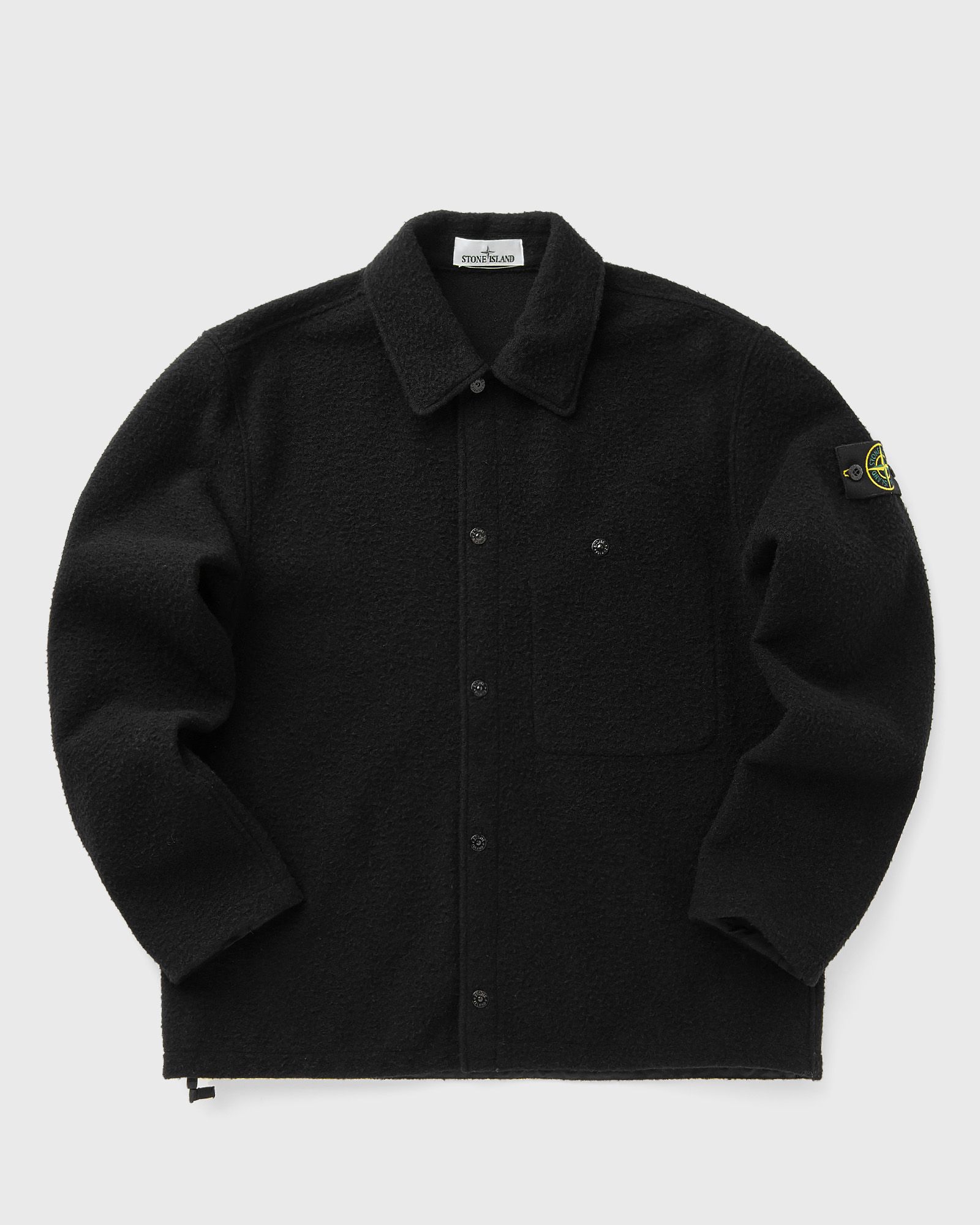 Stone Island PANNO RATINATO SHIRT, black