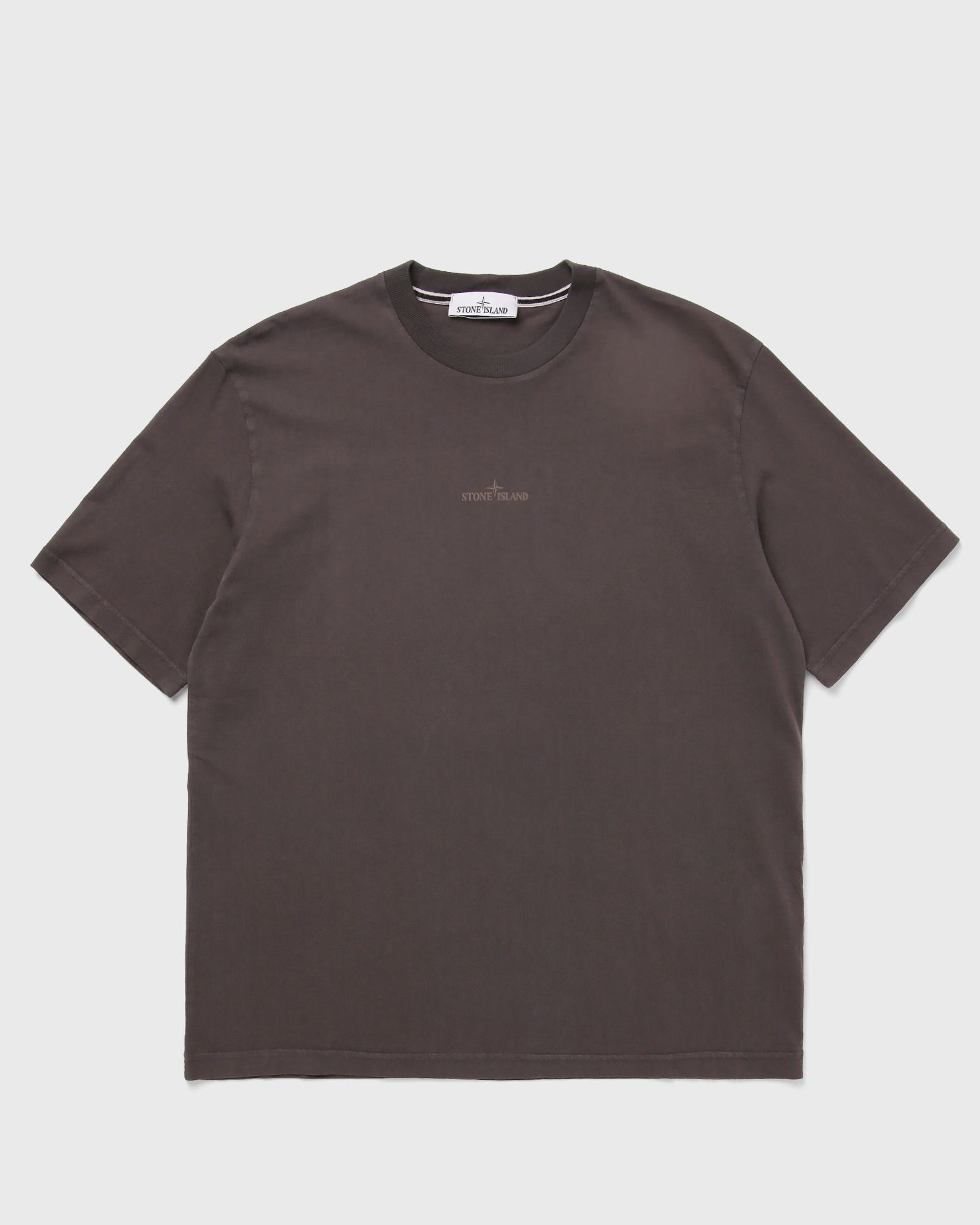 Stone Island Herren Rot Men Organic Cotton Jersey T-Shirt Dark Burgundy Klein - Bild 3