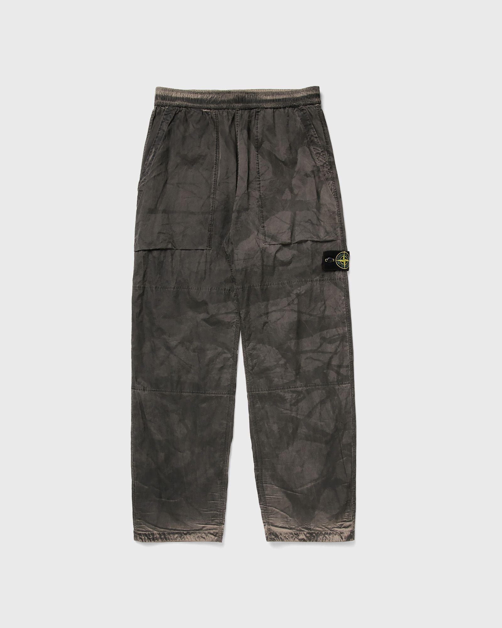 Stone Island Marbled Polyamide Cargo Pants — Gray