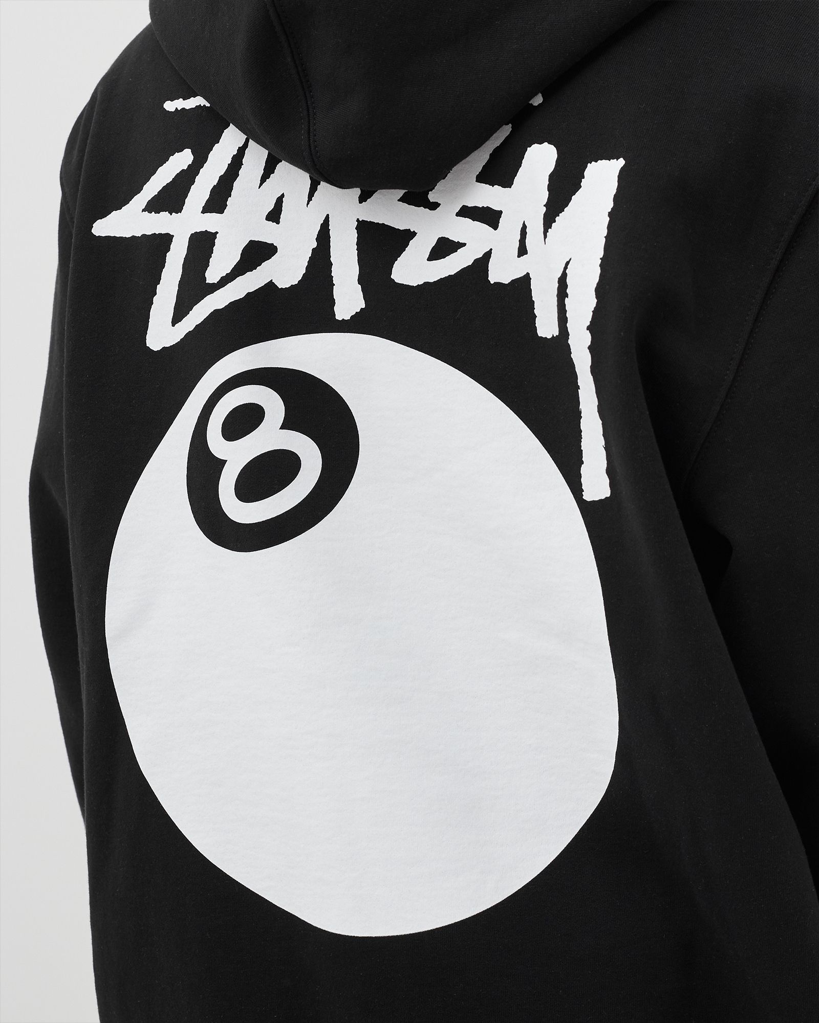 Stussy 8 Ball Hoodie Black | BSTN Store