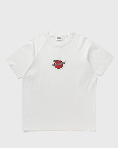 The New Originals APPLE STICKER RAGLAN TEE, white
