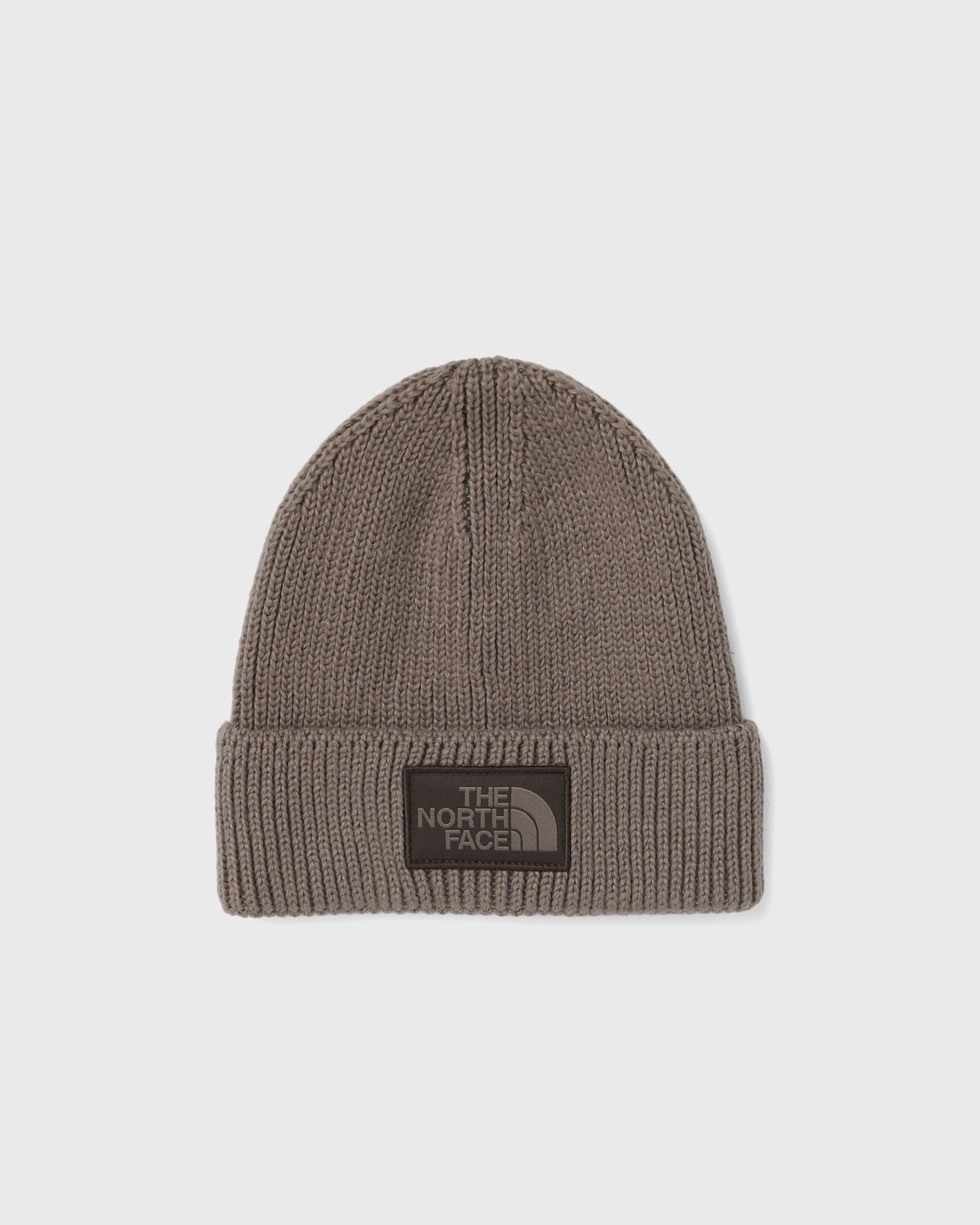The North Face TNF LOGO BOX CUFFED BEANIE, grey