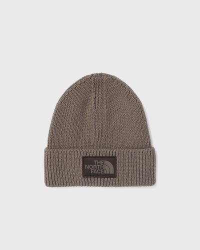 The North Face TNF LOGO BOX CUFFED BEANIE, grey