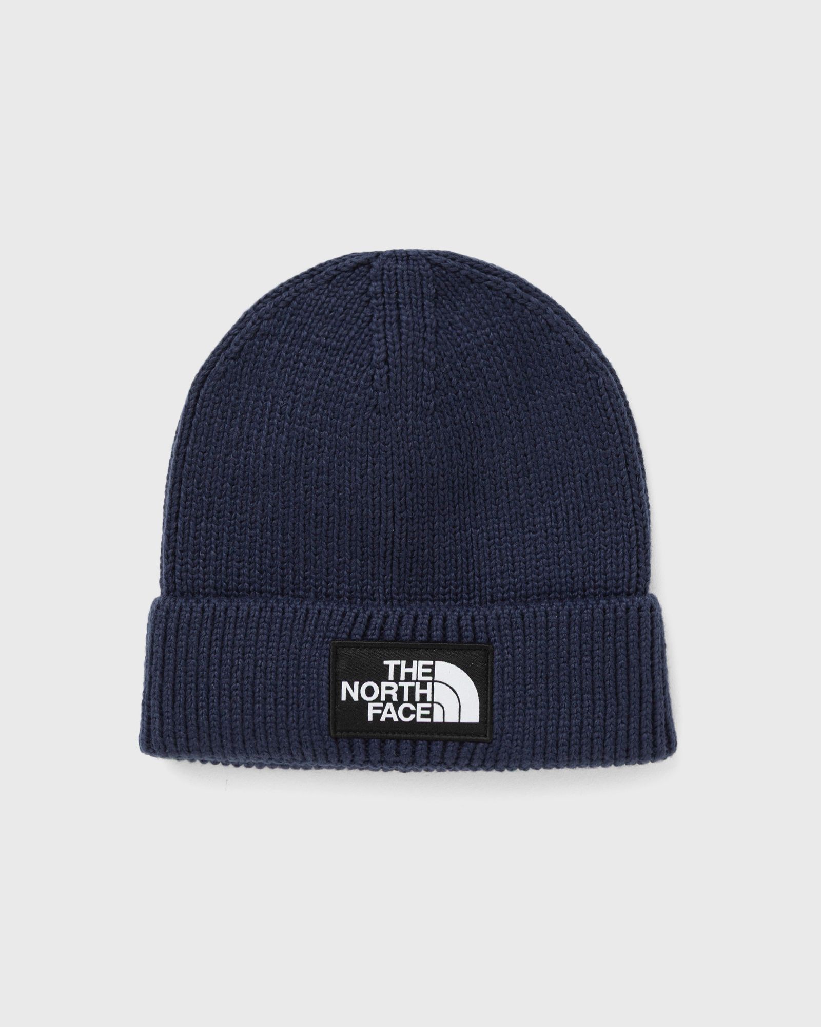 The North Face TNF LOGO BOX CUFFED BEANIE, blue