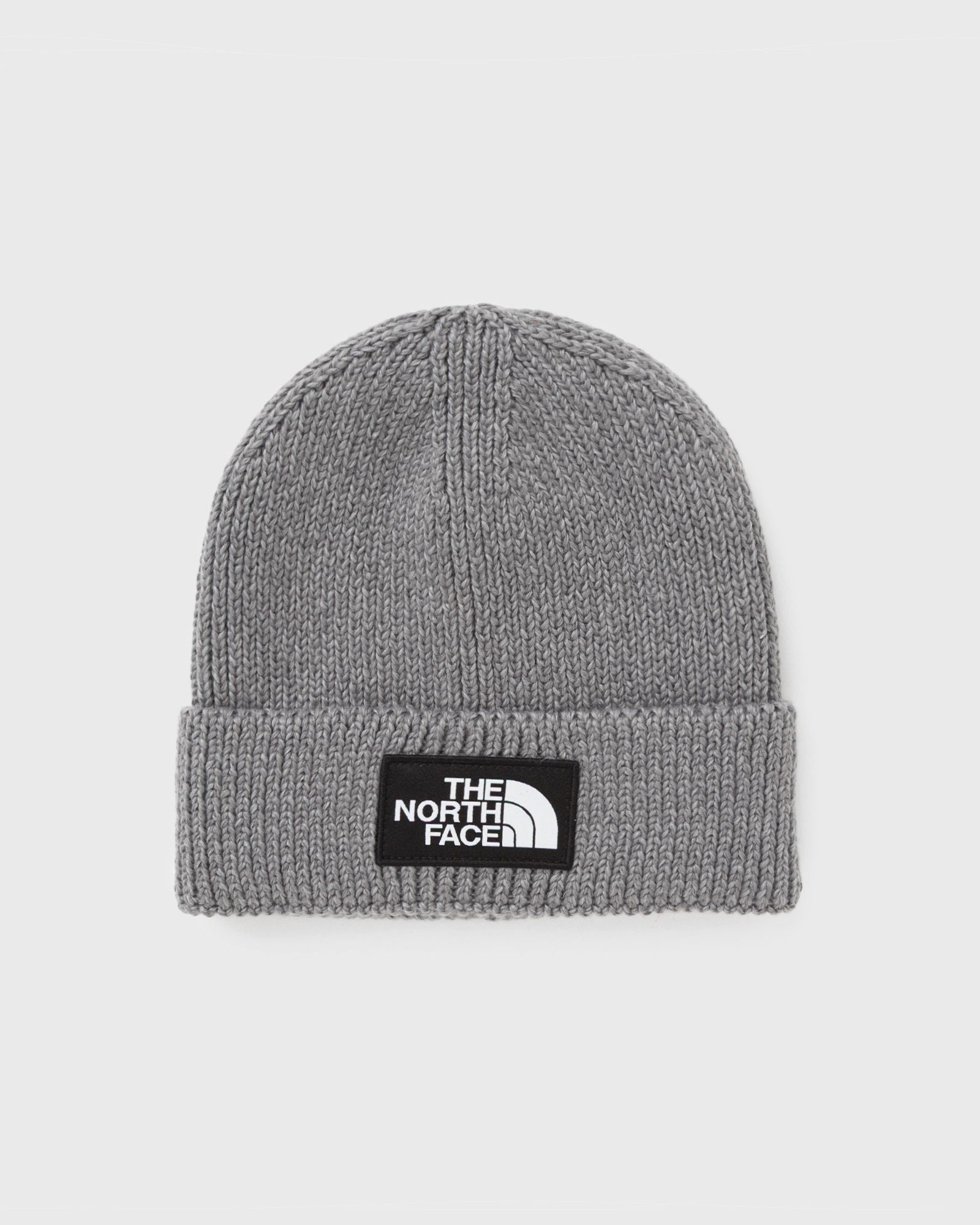 The North Face TNF LOGO BOX CUFFED BEANIE, grey