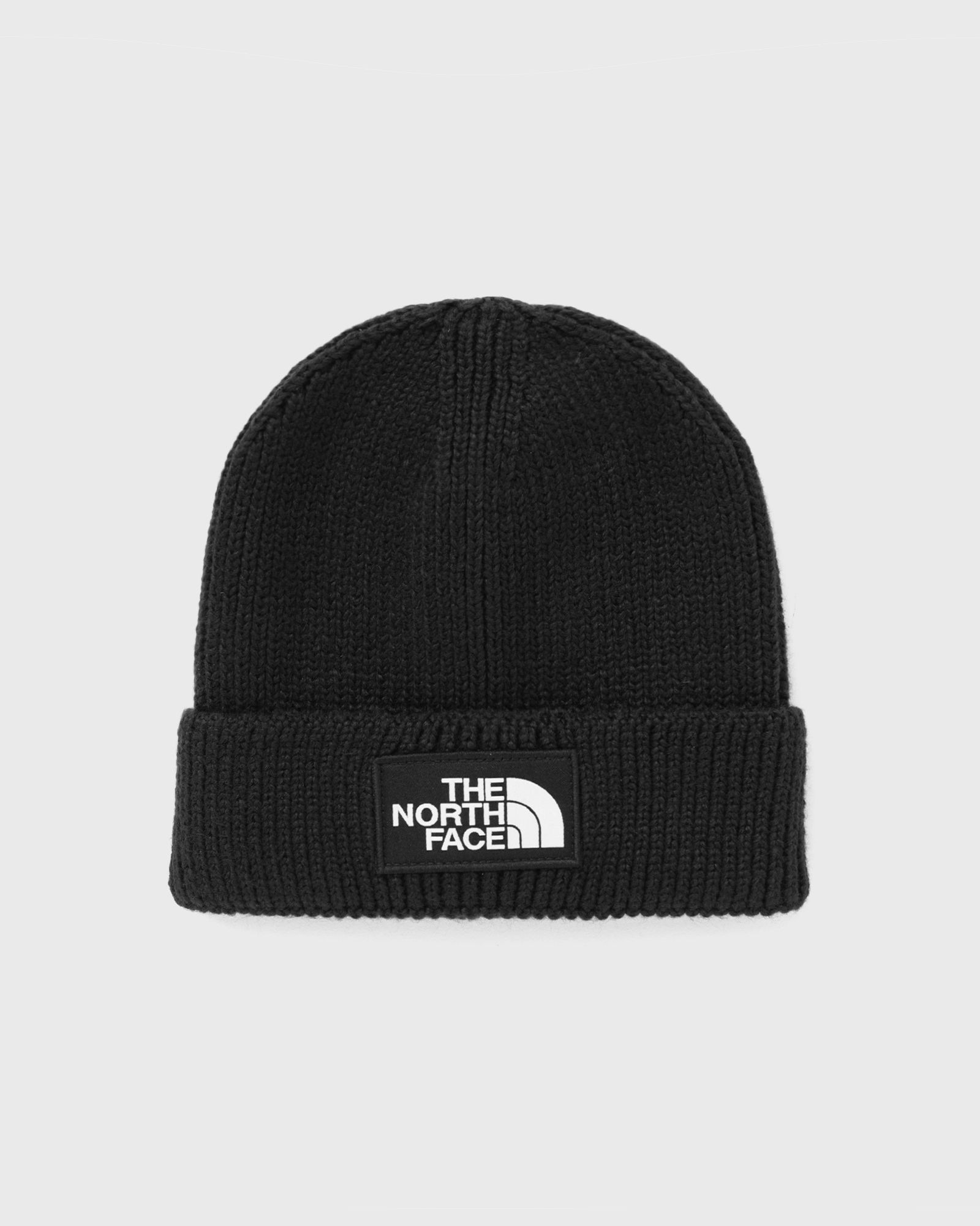 The North Face TNF LOGO BOX CUFFED BEANIE, black