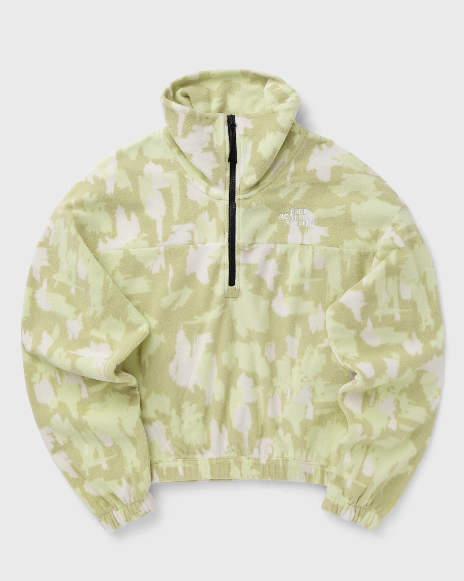 The North Face WMNS MOUNTAIN ATHLETICS FLEECE 1/4 ZIP-PRIN, yellow
