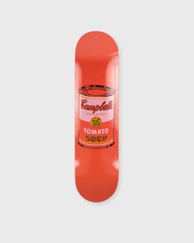 The Skateroom Andy Warhol Color Campbell's Soup Peach DECK, multi