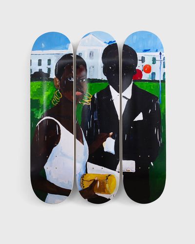 The Skateroom Limited Edition - Henry Taylor Cicely and Miles Visit the Obamas Deck, multi