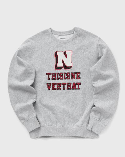 Thisisneverthat Cross Stitched Crewneck, grey