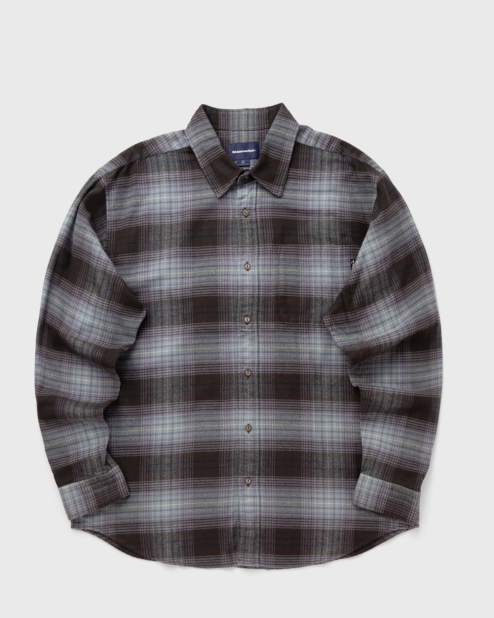 Thisisneverthat Flannel Check Shirt, black