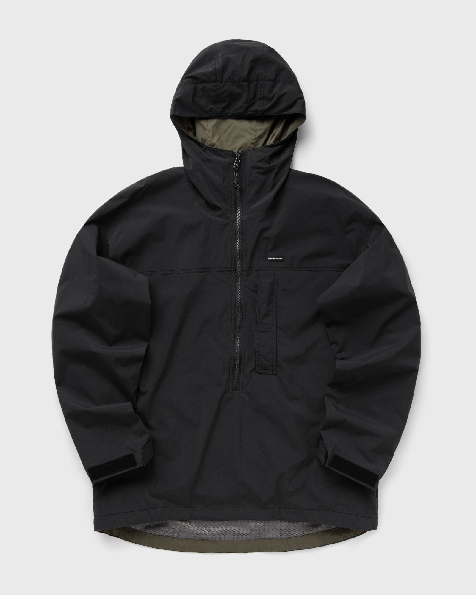 Thisisneverthat Nylon Anorak Parka, black