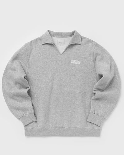Thisisneverthat Open Collar Sweatshirt, grey