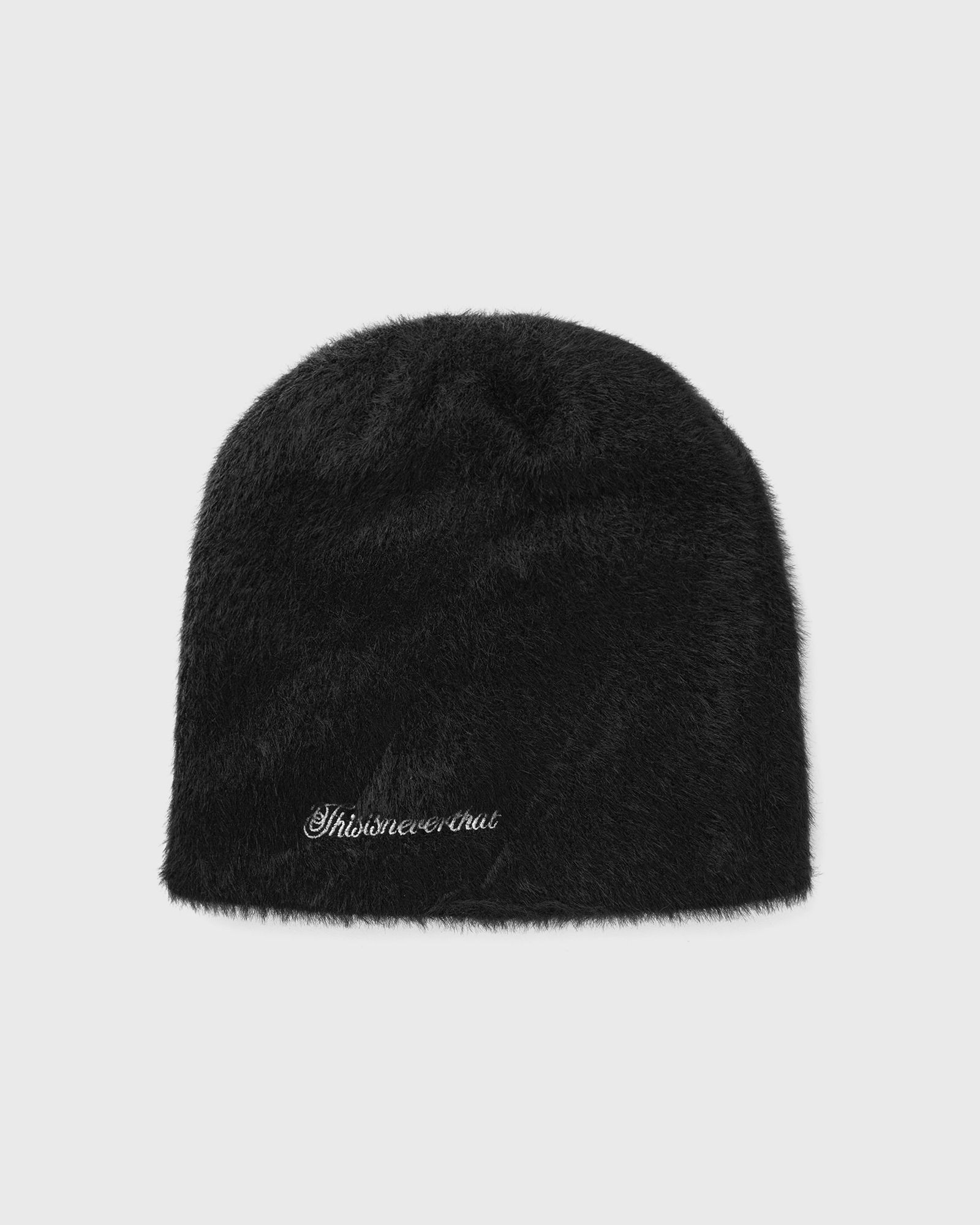 Thisisneverthat Shaggy No Cuff Beanie, black