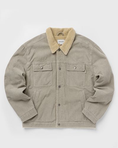 Thisisneverthat Sherpa Lined Corduroy Trucker Jacket, grey