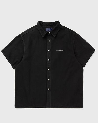 Thisisneverthat Washed Denim S/S Shirt, black