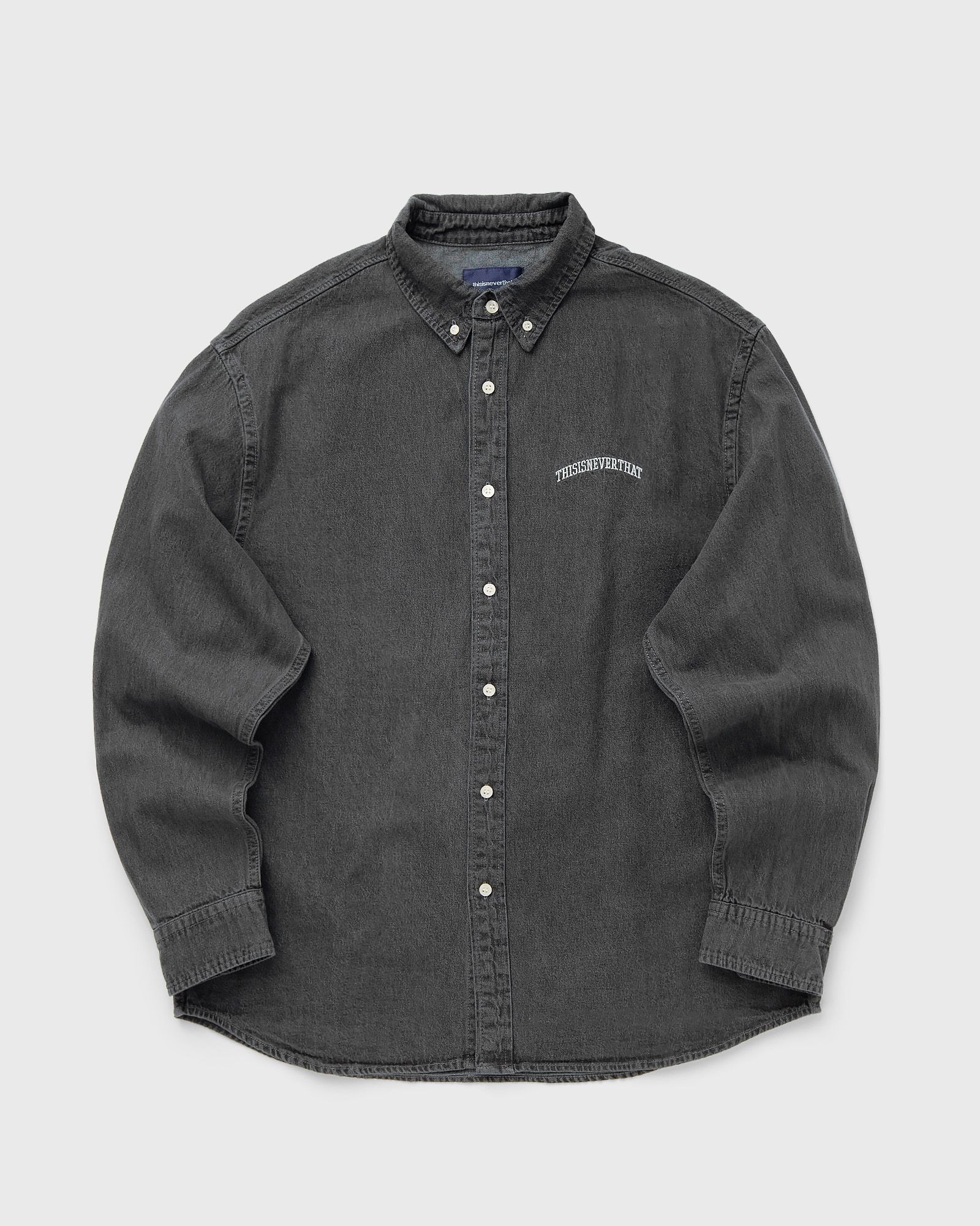 Thisisneverthat Washed Denim Shirt, grey