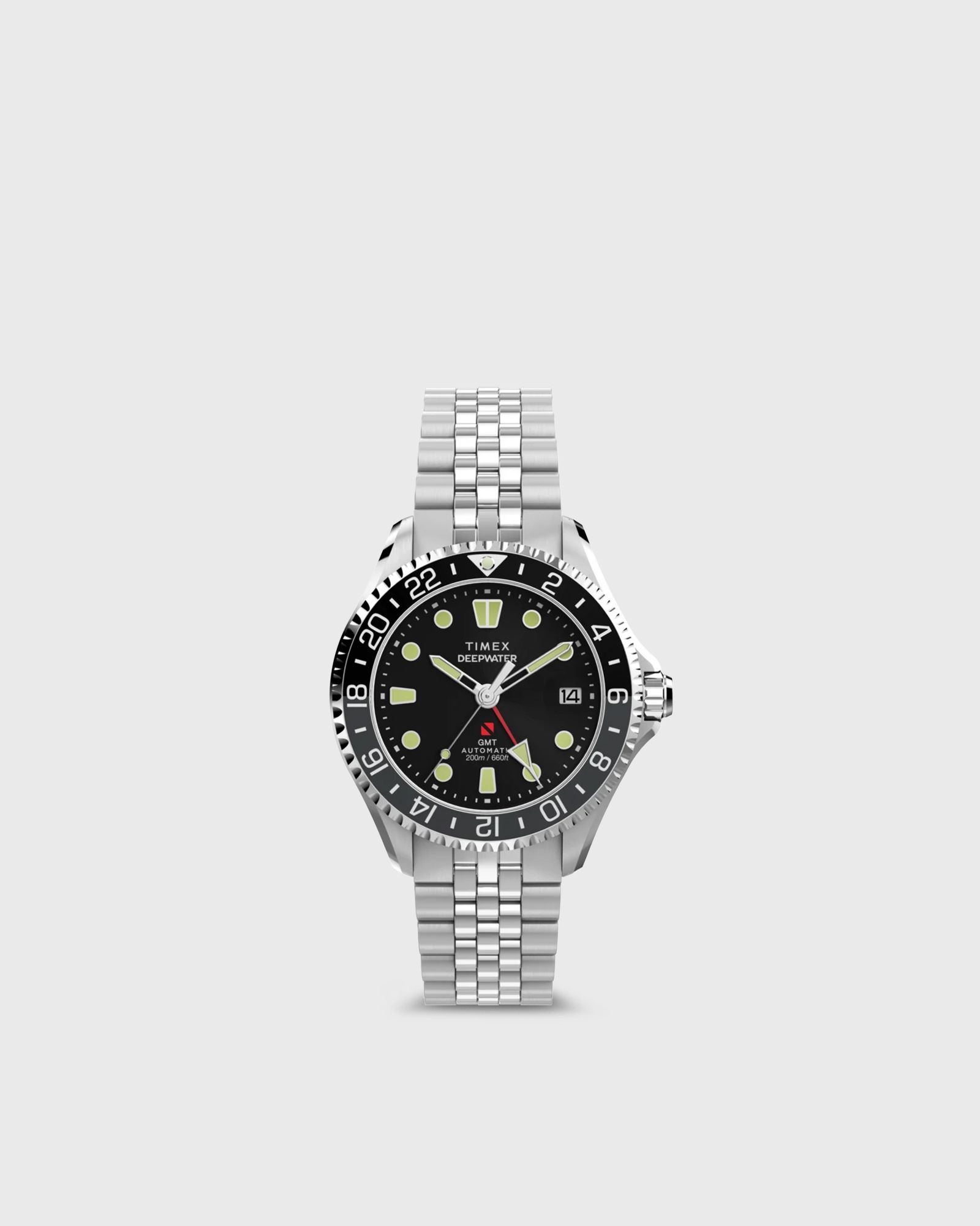 Timex Deepwater Meridian 200 GMT Auto, black