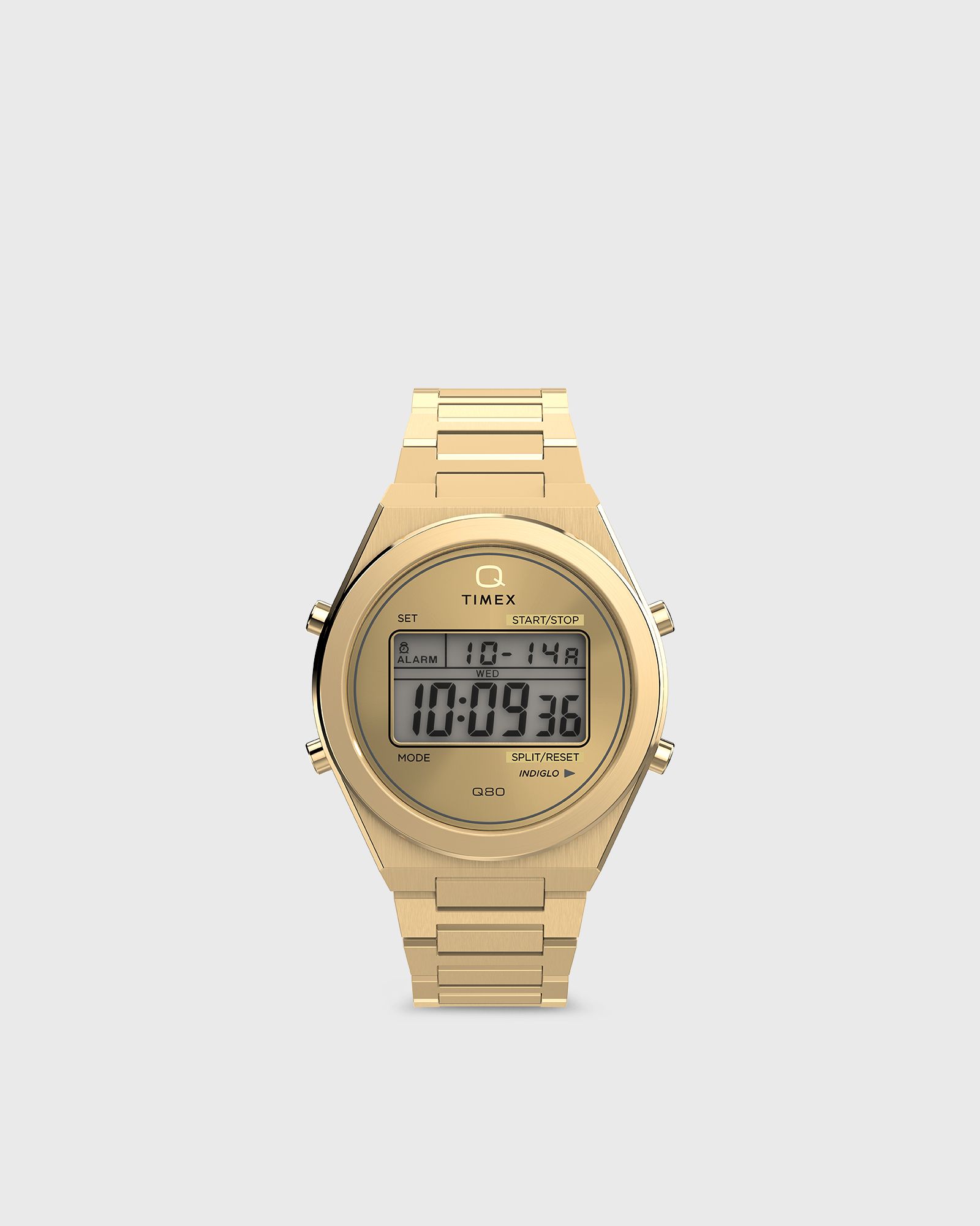 Timex Q - 80 Continental Gold Tone 39mm case, gold