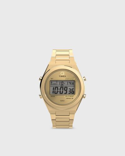 Timex Q - 80 Continental Gold Tone 39mm case, gold