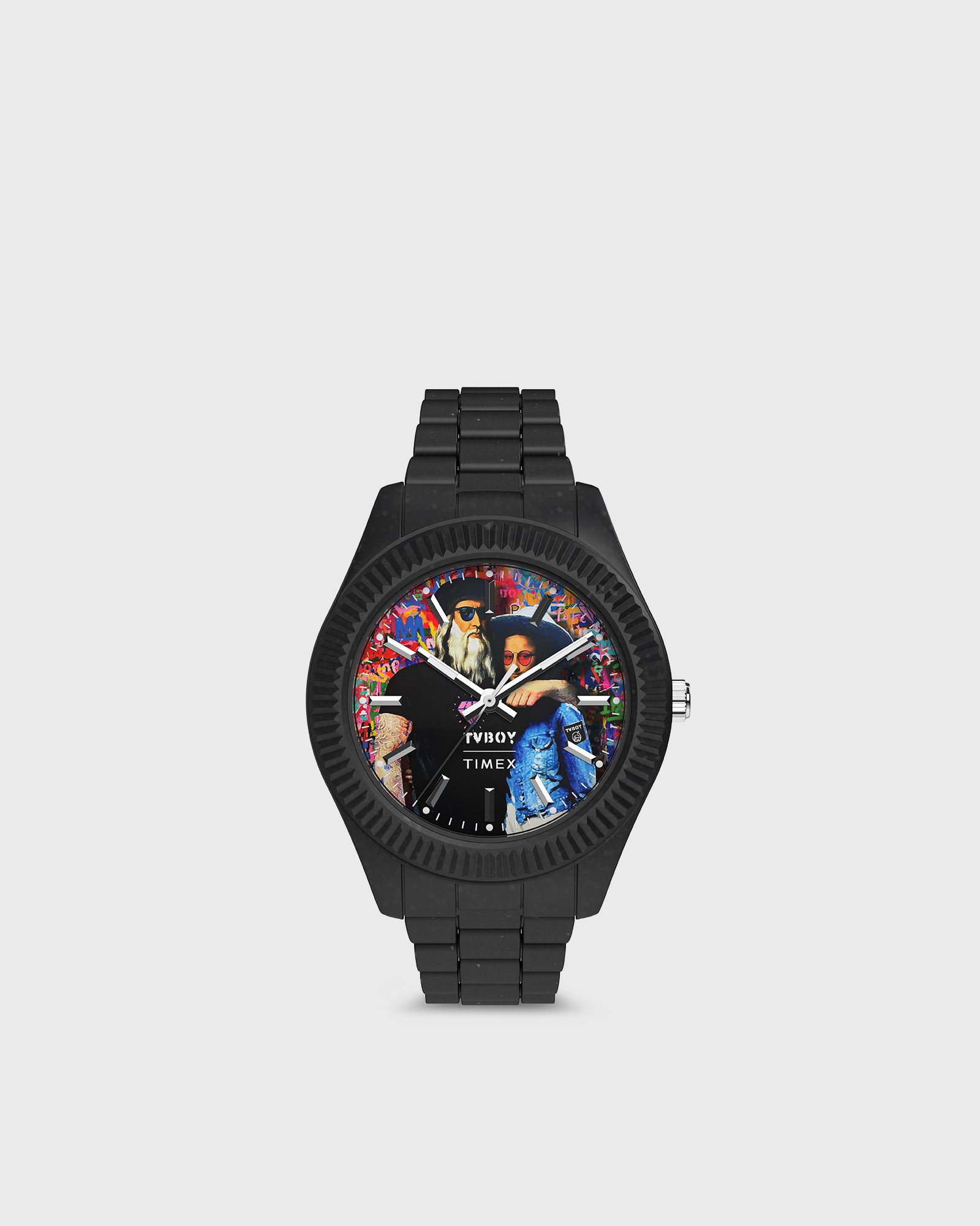Timex X TVboy Legacy 42mm Black #tide Case & Bracelet, black