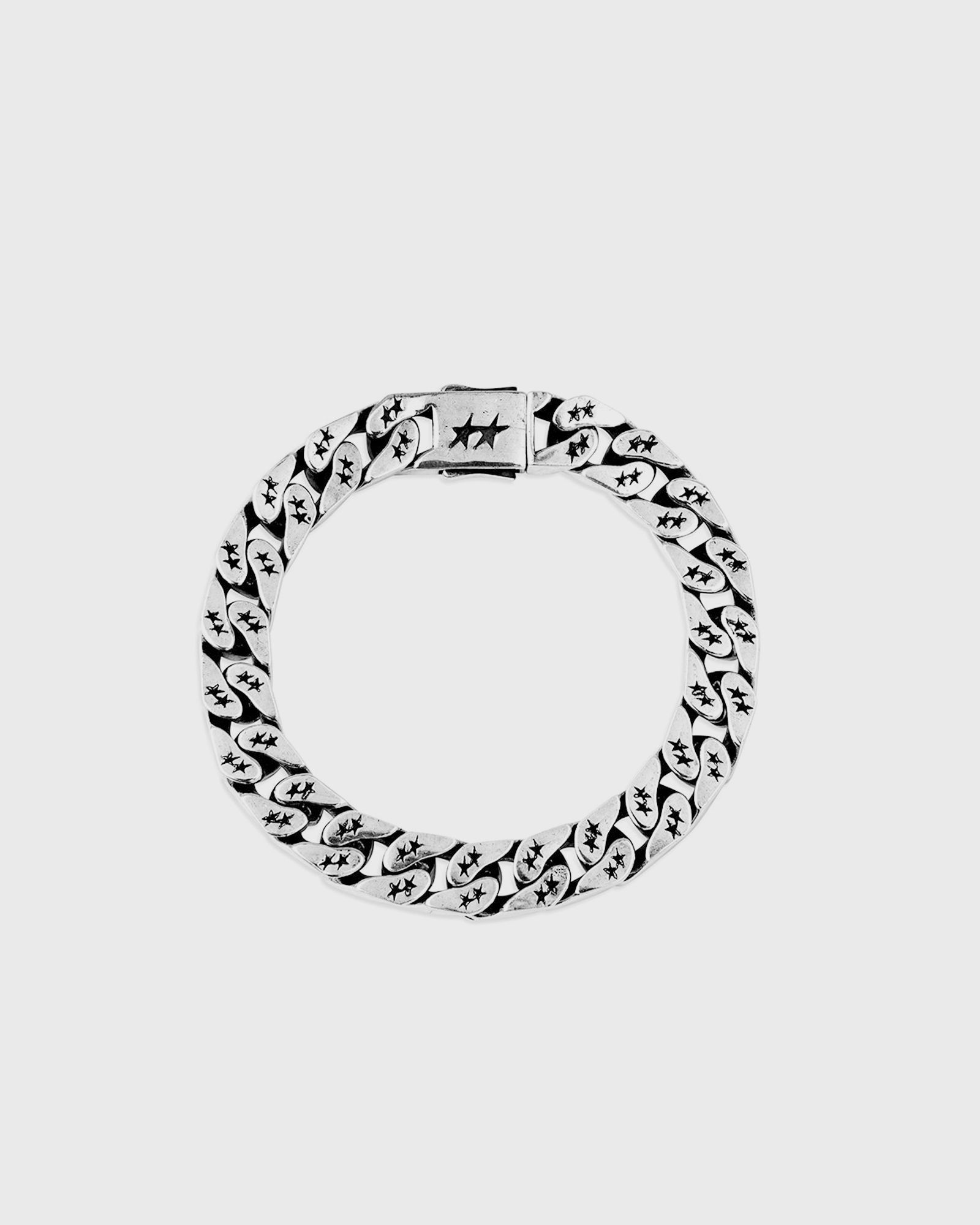 TwoJeys Bold Cuban Bracelet, silver