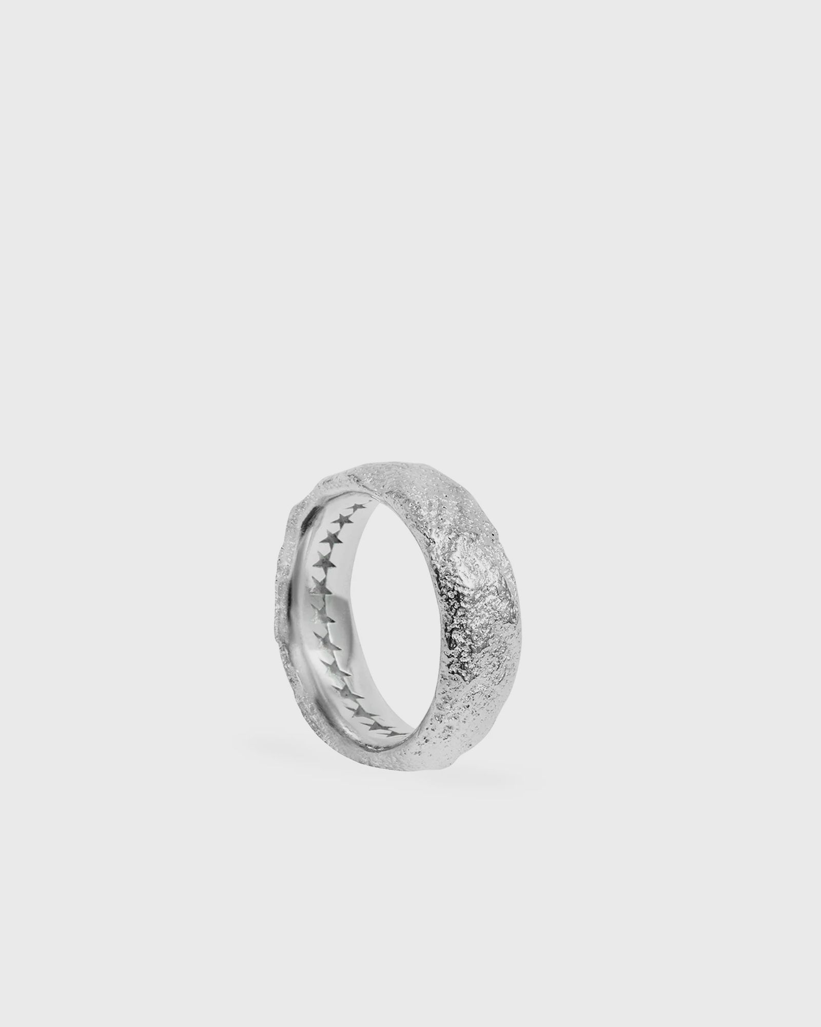 TwoJeys Organic Ring Large, silver