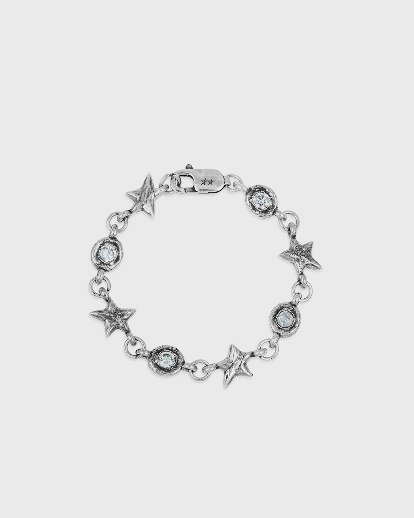 TwoJeys White Squadra Bracelet, silver