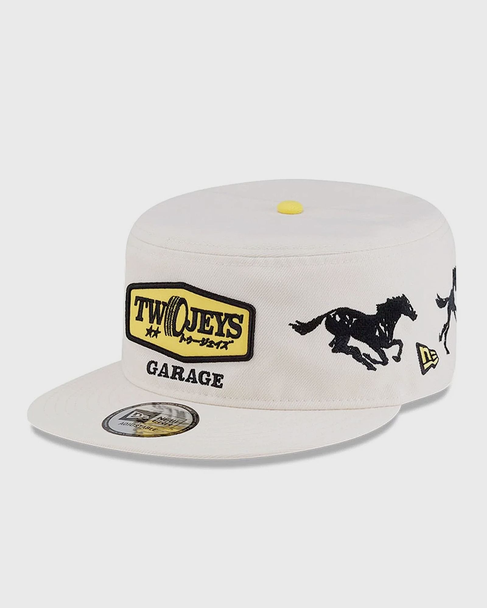 TwoJeys X NEW ERA TJ ALL OVER PILLBOX CAP, white