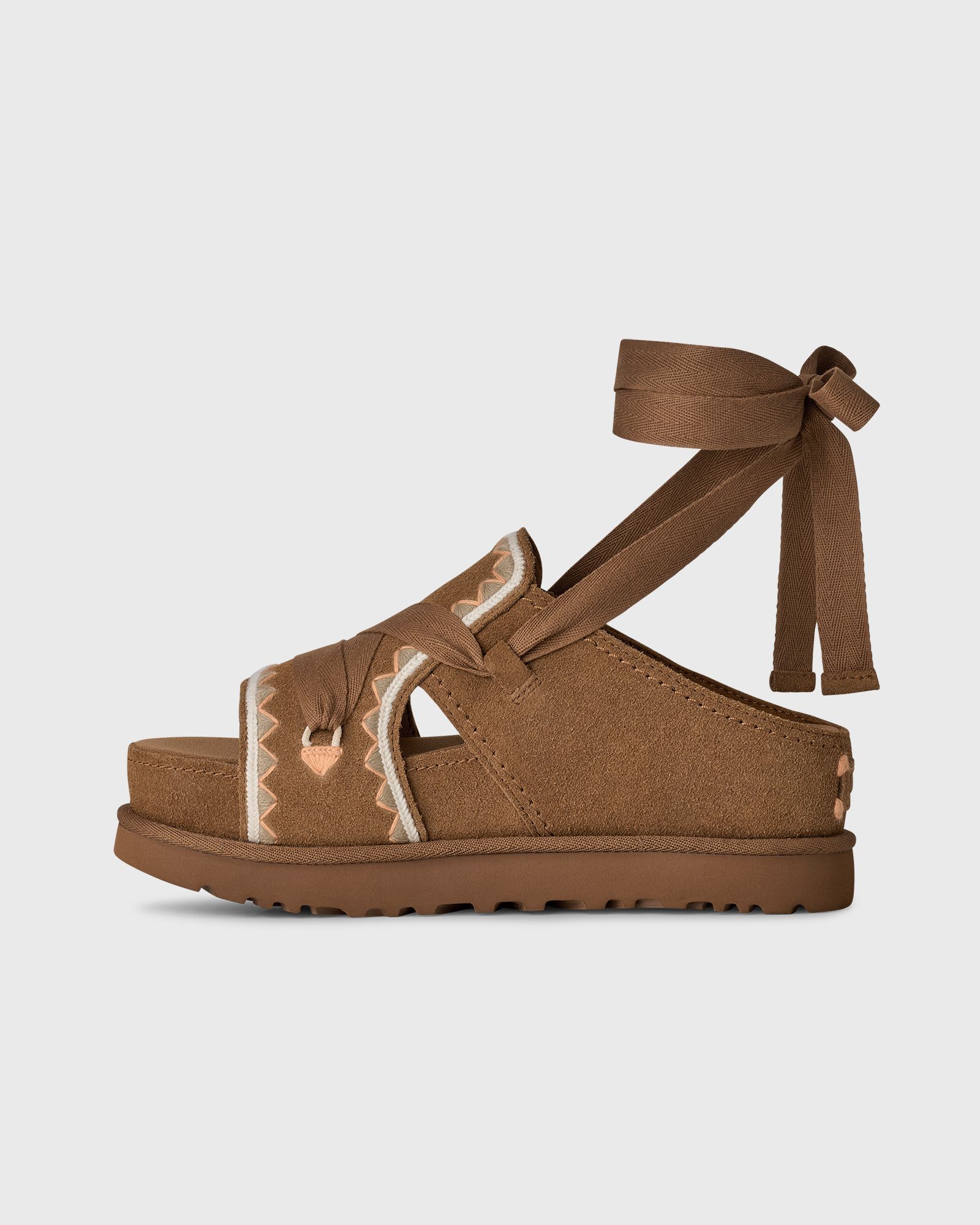 Ugg W GOLDENSTAR HI ARTISTITCH, brown