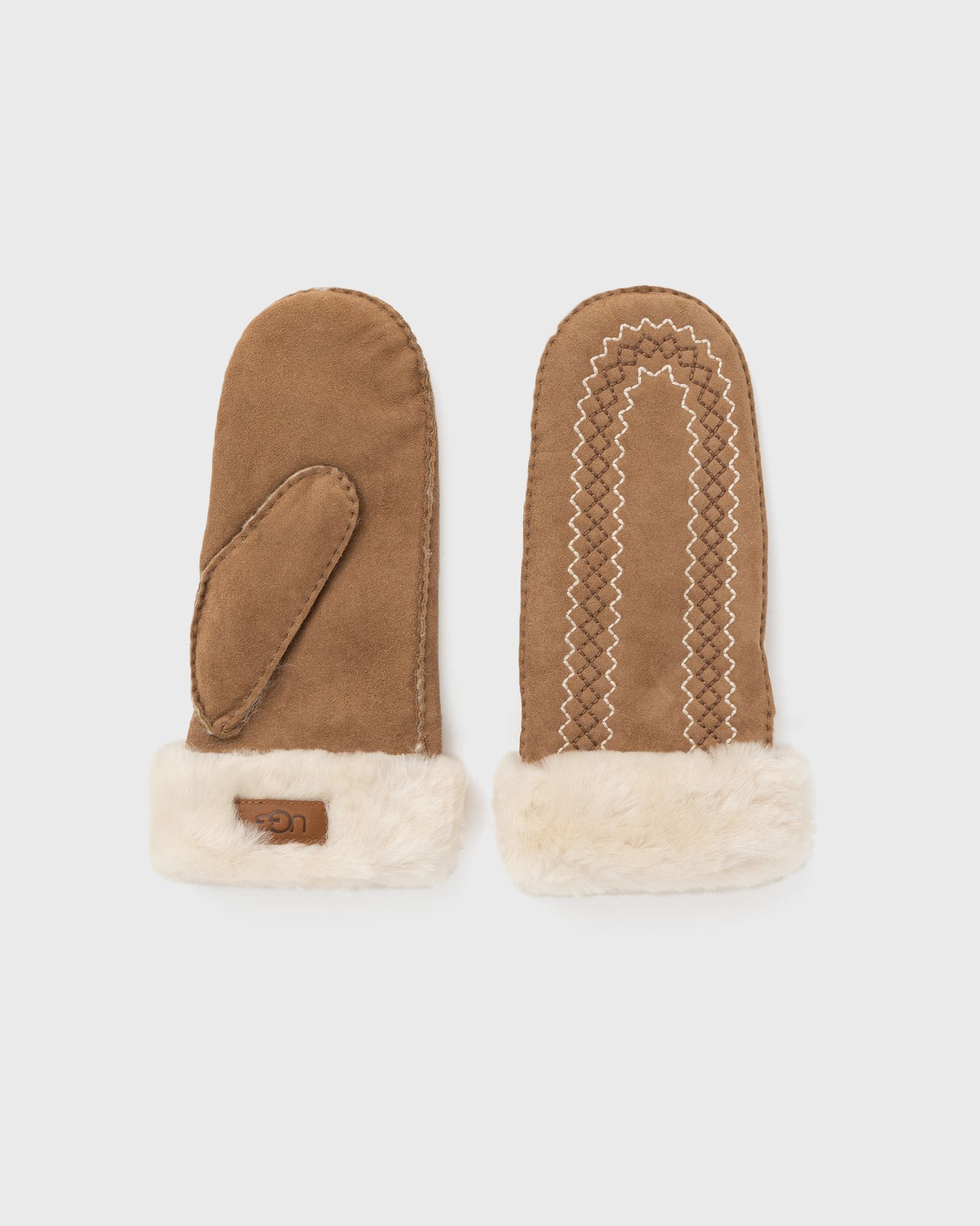 Ugg WMNS ATHERSON EMBROIDERED MITTEN, brown