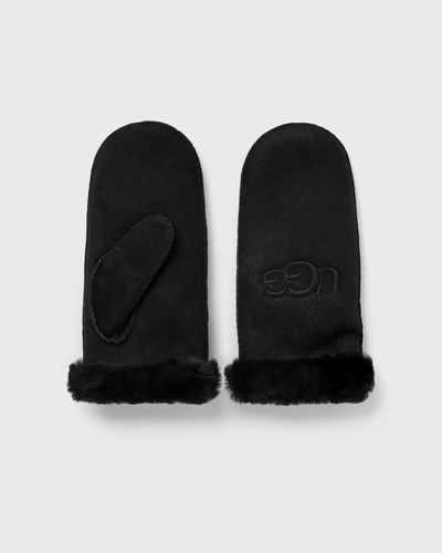 Ugg WMNS SHEEPSKIN EMBROIDER MITTEN, black