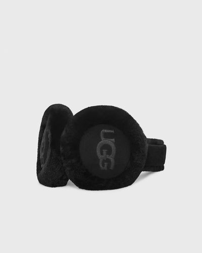 Ugg WMNS SHEEPSKIN EMBROIDERY EARMUFF, black