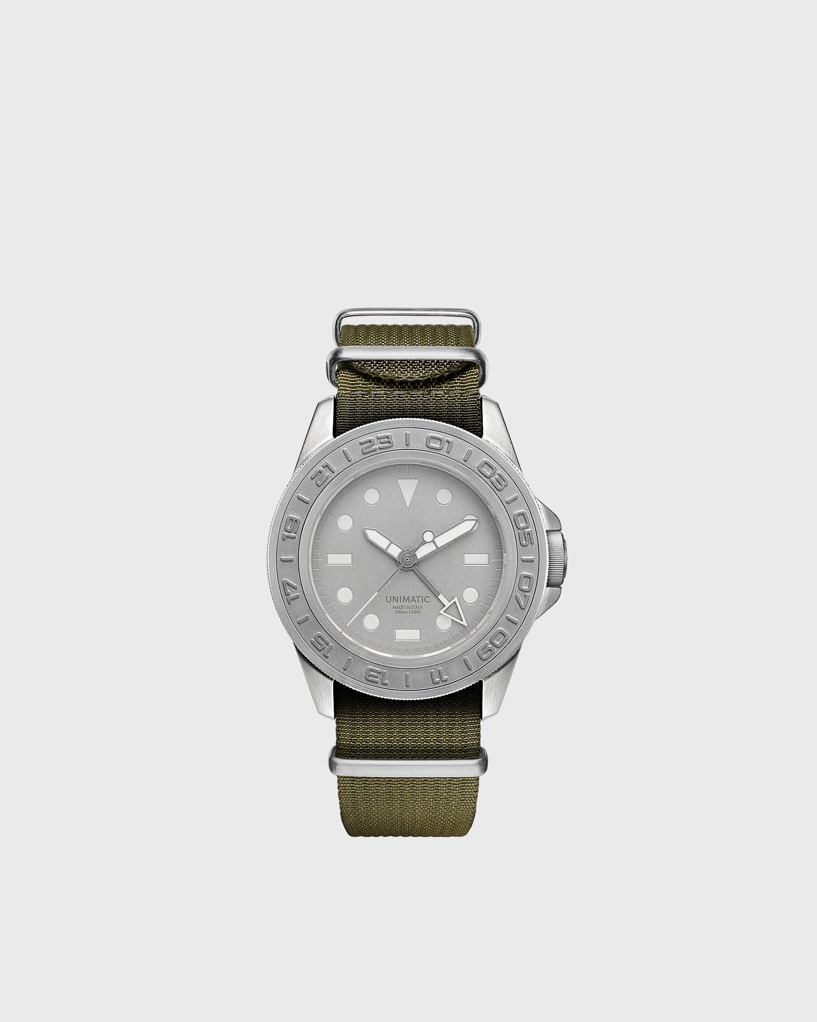 Unimatic U1-GMT-AEG, silver
