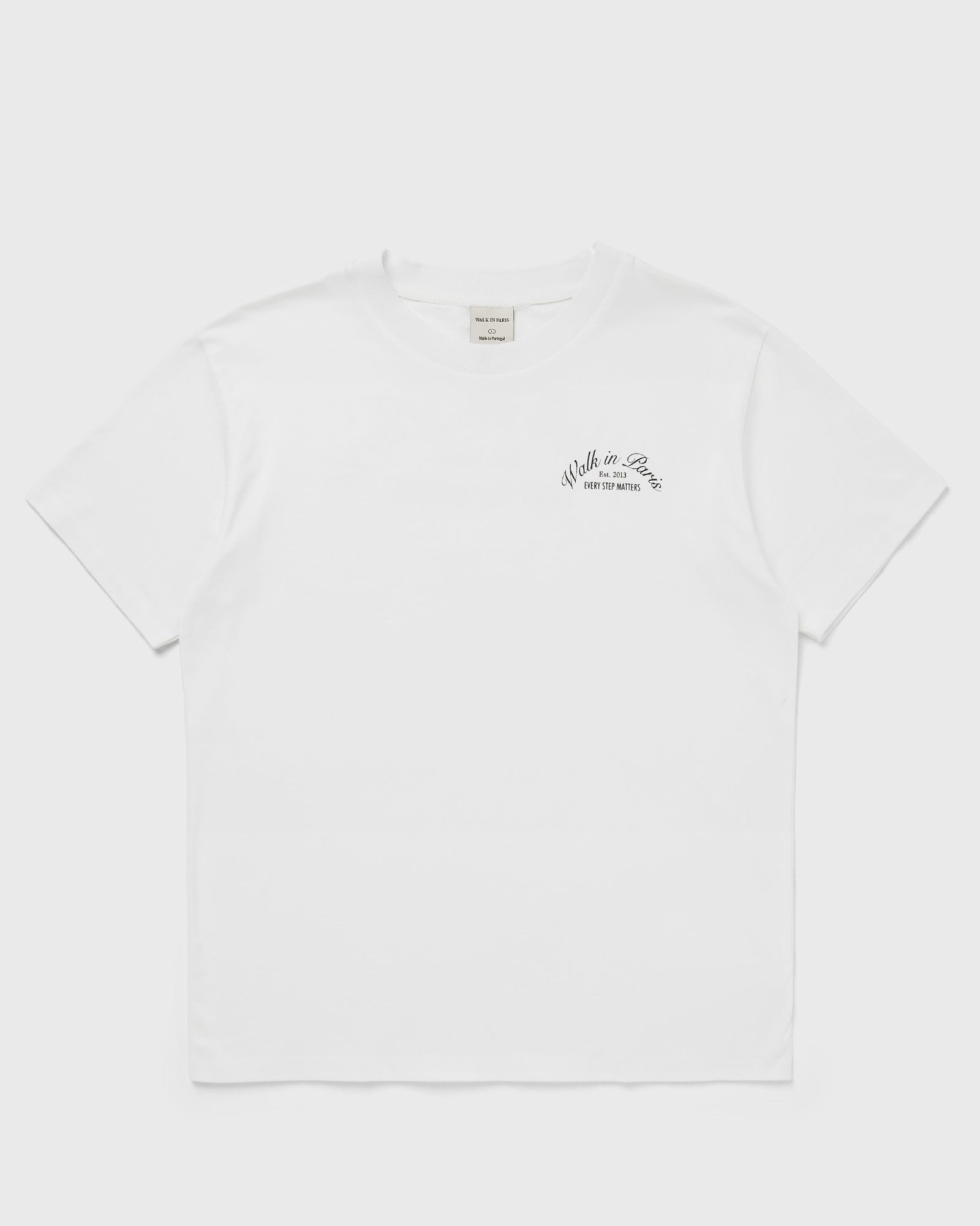 Cotton T-shirt with front print - WALK IN PARIS - gender_Man