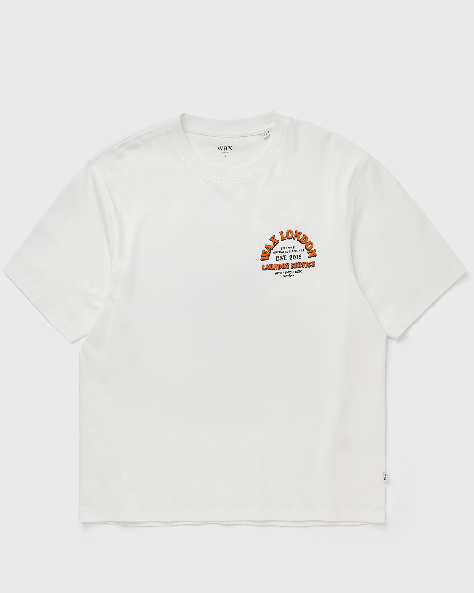 Wax London MILTON SS TEE LAUNDRY PRINT, beige