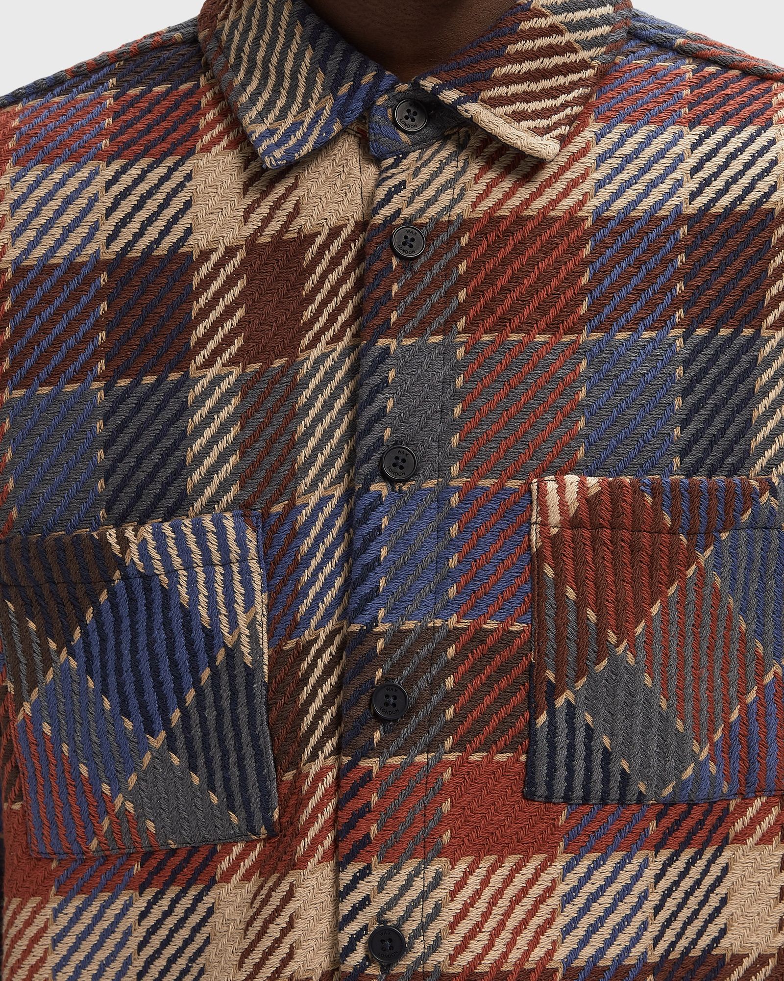 Wax London WHITING OVERSHIRT PIKE CHECK Multi | BSTN Store