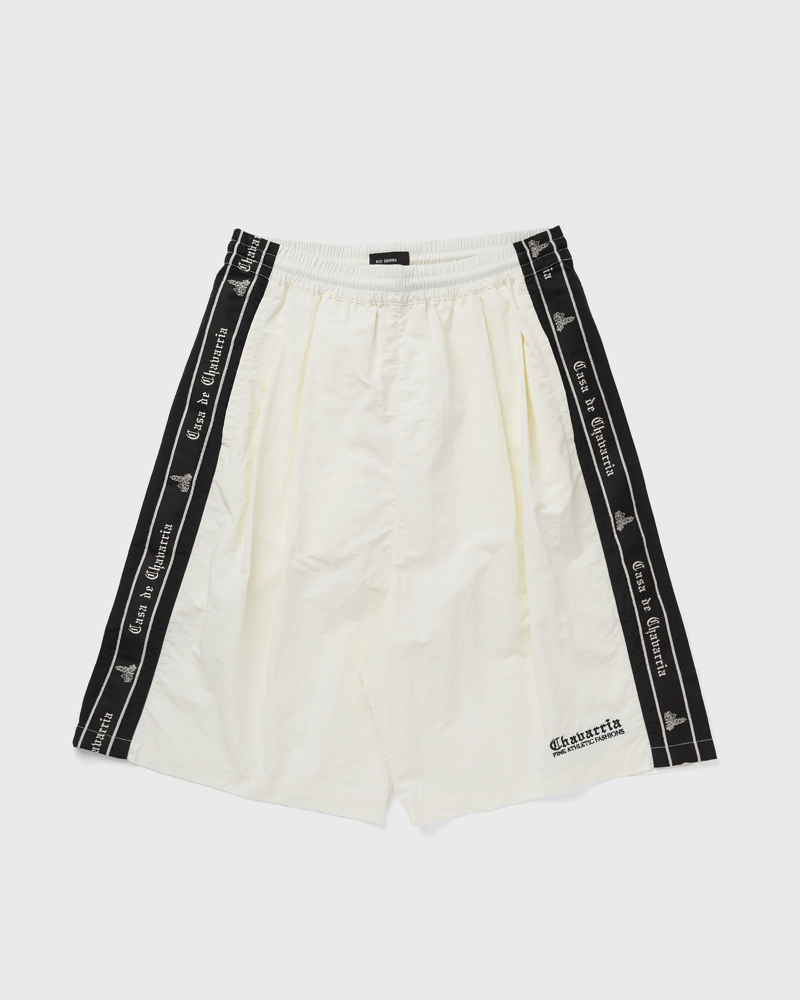 Willy Chavarria CASA DE CHAVARRIA - ORALE TRACK SHORT, white