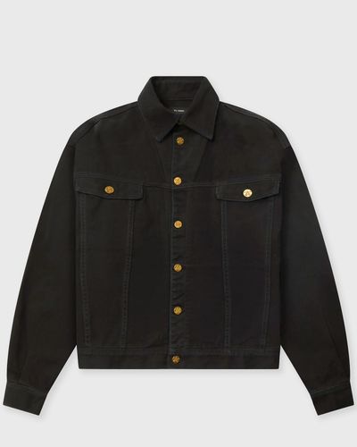 Willy Chavarria CHACHI DENIM TRUCKER, black