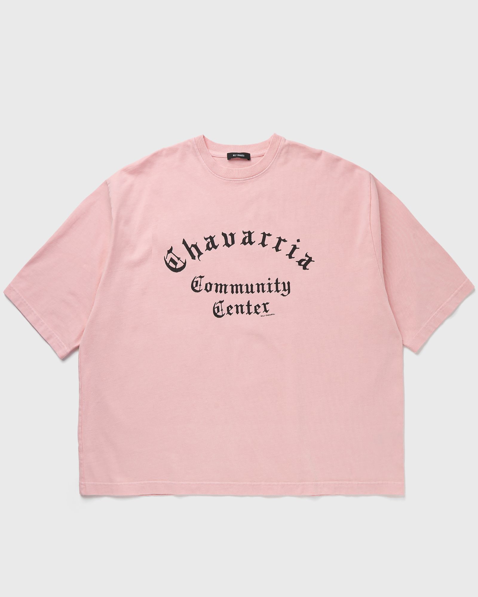 Willy Chavarria CHAVARRIA COMMUNITY CENTER - BUFFALO TEE, pink