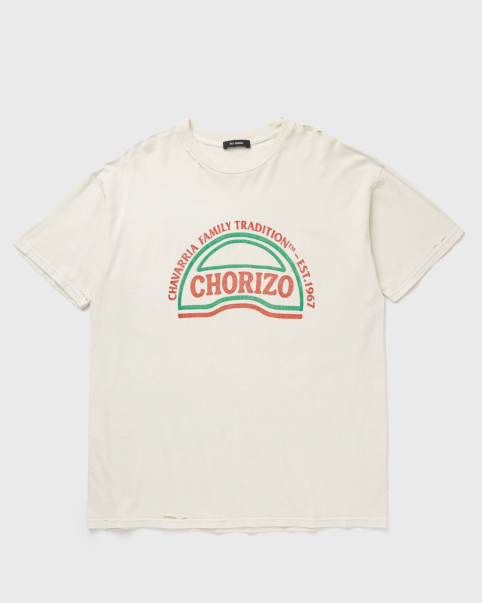 Willy Chavarria CHORIZO - EASY TEE, white