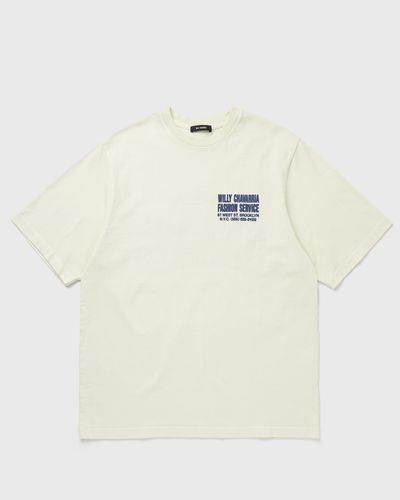 Willy Chavarria FASHION SERVICES - STANDARD TEE, white