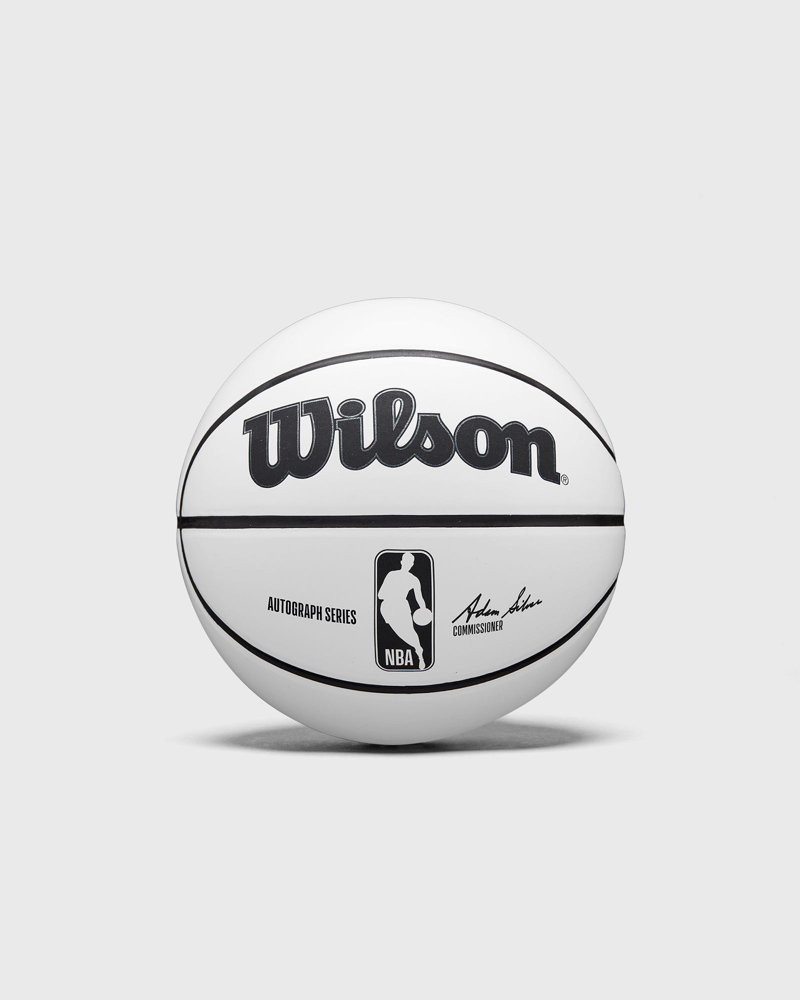 WILSON NBA AUTOGRAPH BASKETBALL ADAM SILVER SIZE 3