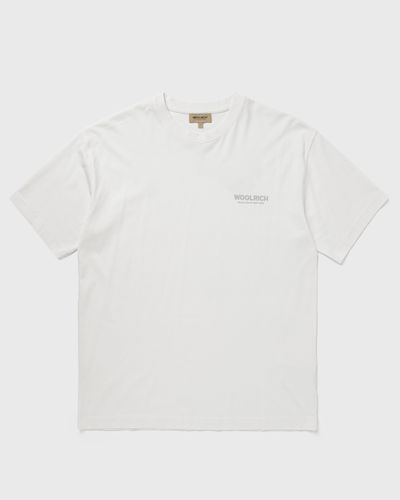 WOOLRICH COTTON GRAPHIC TEE, white