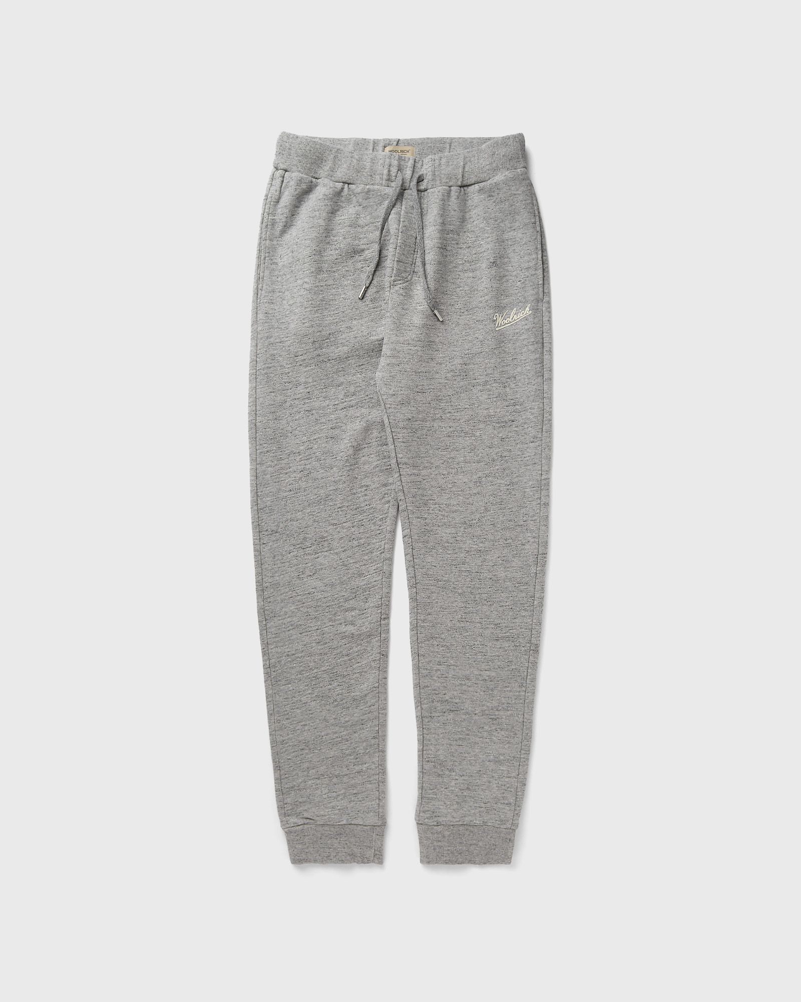 WOOLRICH MOULINE SWEATPANT, grey